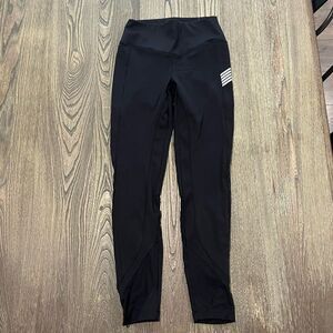 Victorias Secret Pants Leggings Pink Active High Rise Athletic Black Size Small